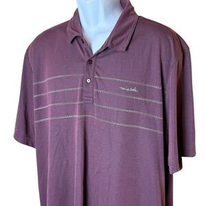 Travis Mathew Golf Polo Purple Wine‎ XXL Preppy Country Club Colorful Classic